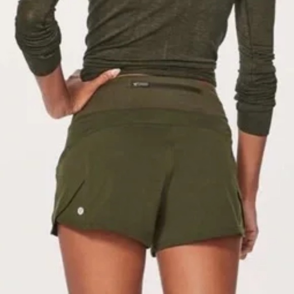 lululemon athletica Pants - LIKE NEW! Lululemon Morning Miles Short (3") Dark Olive